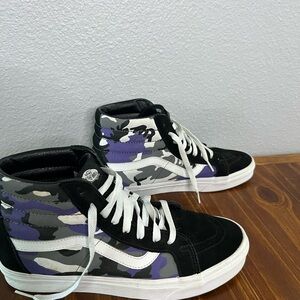 Vans Black High-Top Skate Shoes